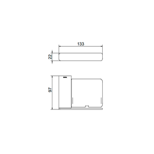 Saboneteira Docol Flat Cromado - Docol