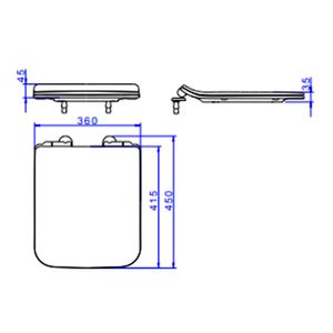 Assento Termofixo Ap346 17 Living Branco Easy Clean Slow Close - Deca