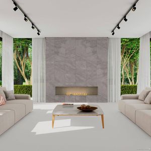 Porcelanato  Pietra Di Savoie Gr Polido Esmaltado Retificado 100x100 - Portinari