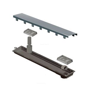 Ralo Linear Versatille Elleve Tampa Inox 50cm - Ralo Linear