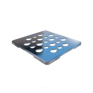 Grelha Quadrada 100mm Polida Novii Com Acessórios - Ralo Linear