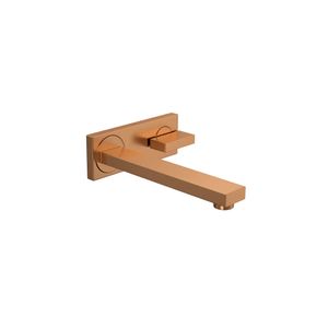 Torneira Lavatorio Parede Com Chapa Dream Gold Matte - Deca