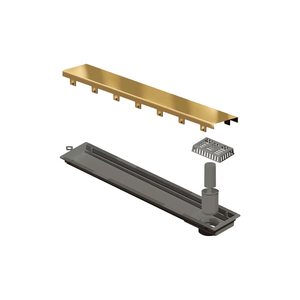 Ralo Linear Elleve Versatille Tampa Gold 50cm - Ralo Linear