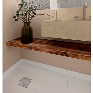 Ralo Linear Quadrata Com Tampa De Inox 15x15 Cm - Selmetal