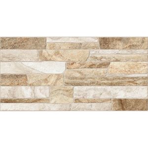 Revestimento Berlim Plus Acetinado Decor 1806 Esmaltado Retificado 37x74 - Idealle