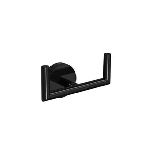 Cabide Duplo Disco Black Noir - Deca