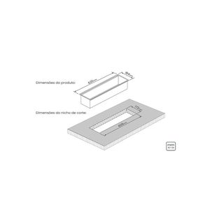 Canal Organizador Aço Inox 60 Cm 94534/001 - Tramontina