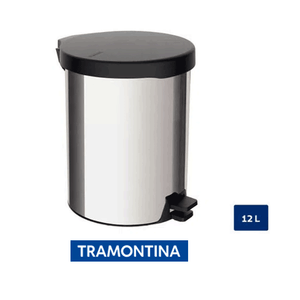 Lixeira 12l Inox - Tramontina