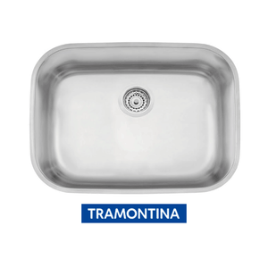 Cuba De Embutir  Lavínia 48 Bl Em Aço Inox Acetinado 48x34 Cm - Tramontina