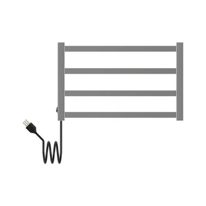 Porta Toalha Aquecido Thermo Square 220v - 53 X 32,5 X 8,7cm Inox - Aquece Metais