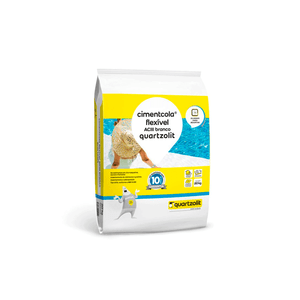 Argamassa Cimentcola Flexível Aciii Branco Pl 20kg - Quartzolit