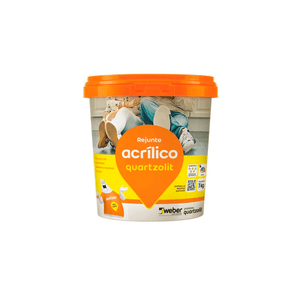 Rejunte Acrílico Cinza Outono 1 Kg - Quartzolit