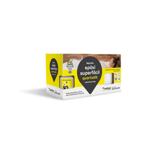 Rejuntamento Epóxi Superfácil Preto Grafite 1 Kg - Quartzolit