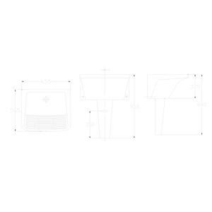 Tanque 47 Lts Gg 655x565 (30 Lts)  Branco - Incepa