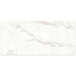 Piso Calacata White  Plus 71303 Acetinado Esmaltado Bold 41x90 - Pisoforte