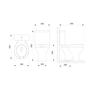 Caixa Acoplada Acesso Plus/zip/flamingo 3/6 Lts Branco Pne/pcd - Incepa