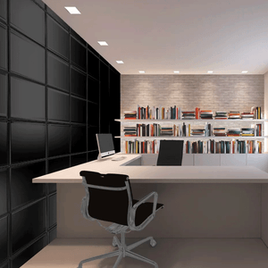 Revestimento Black Brilho Esmaltado Bold 41x41 - Almeida