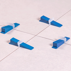 Nivela Piso Flex  (base) 1,5mm Pacote 50 Peças Transparente  - Nivela Piso