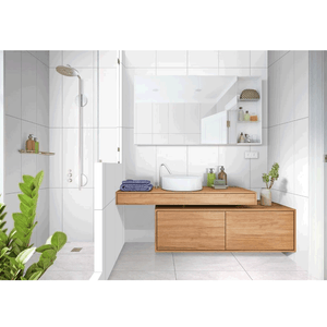Revestimento Branco Brilhante Esmaltado Retificado 32x62 - Almeida