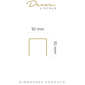 Perfil Decor Inox Brilho Cromado Brilho 10mmx10mmx3m Viscardi - (valor Por Peça)