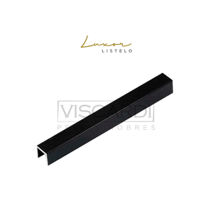 Perfil Para Parede Luxor Black Matte 10x10x10x3m Viscardi - (valor Por Peça)