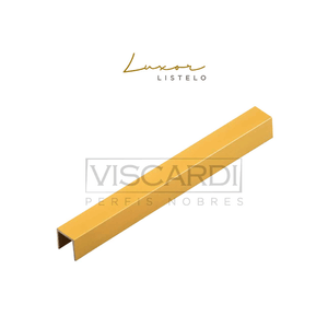 Perfil Para Parede Luxor Golden Matte 10x10x10x3m Viscardi - (valor Por Peça)
