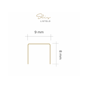 Perfil Para Parede Slis Gold Dourado Brilho 9mmx3m Viscardi - (valor Por Peça)