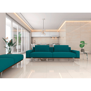 Porcelanato Crema Natura  Polido Esmaltado Retificado 82x82 - Damme