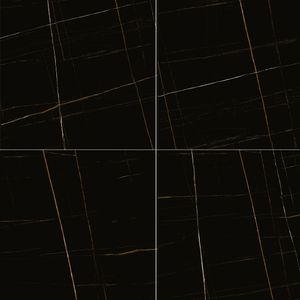 Porcelanato Black Marmo Acetinado Esmaltado Retificado 120x120 - Decortiles