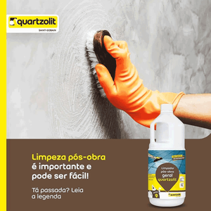 Limpador Pos Obra Geral 1l - Quartzolit