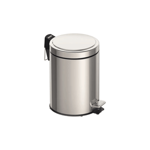 Lixeira 3l Inox Com Pedal  Brasil  Acabamento Polido E Balde Interno - Tramontina