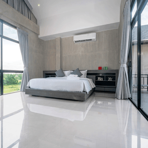 Porcelanato Barcelona Plata Polido Esmaltado Retificado 84x84  - Delta