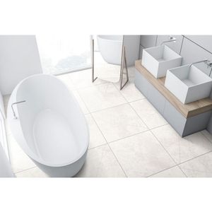Piso Marmo Grey Brilhante Esmaltado  Retificado 61,5x61,5 - Almeida