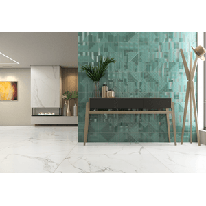 Porcelanato Carrara Acetinado Esmaltado Retificado 120,0x120,0 - Decortiles