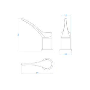 Acionamento Deca You Monocomando De Mesa Para Cozinha 4992.c99.01 Cromado - Deca
