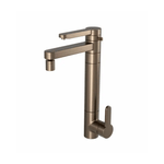 monocomando cozinha mesa c filtro twin click corten matte  deca