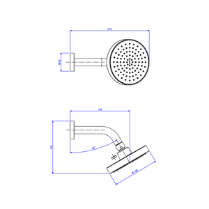 Chuveiro  De Parede Redondo 126mm Deca Flex Cromado - Deca