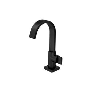 Torneira Lavatorio Mesa Bica Alta Dn15 Polo Black Matte - Deca