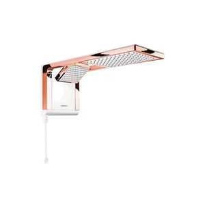 Chuveiro Branco Rose Gold Eletronico Acqua Duo 220/6800  - Lorenzetti