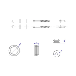 Conjunto Instalacao Mictorio M714 - Deca