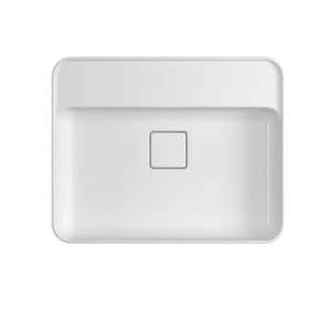 Cuba De Semiencaixe Retangular Com Mesa 40x50x13cm Branco L.63050.m.17 - Deca