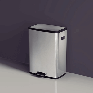 Lixeira Aco Inox Com Pedal 45l Octos - Tramontina