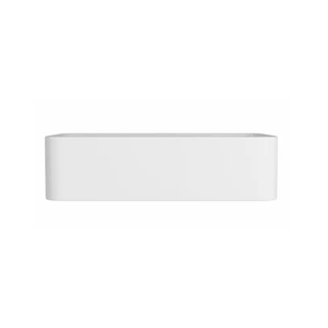 Cuba Retangular De Apoio Slim Branco Mesa Lateral  50cm - Deca