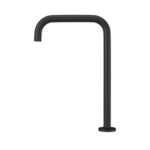 Bica De Mesa Grande Para Cuba E Lavatorio Quadrda  Black Matte - Deca