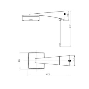 Ducha Digital Quadratta Plus Black 127v - Hydra