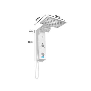 Falls Digital Branco/cromado Ducha Eletrica 127v 5500w Bm - Hydra