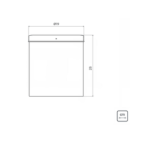 Lixeira Inox Com Tampa  Basc Swing 5l - Tramontina