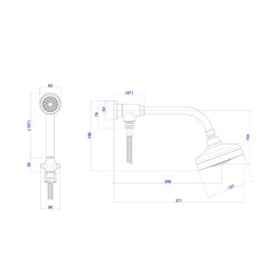 Kit Chuveiro Acqua Plus C/ Desvi + 2 Acab De Registro Link Deca