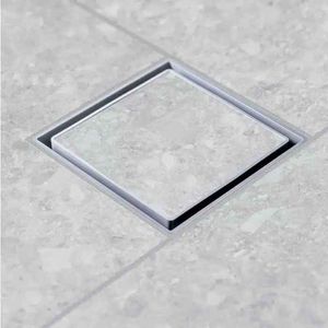 Ralo Quadratta Platina Oculto 10x10 - Simmetria