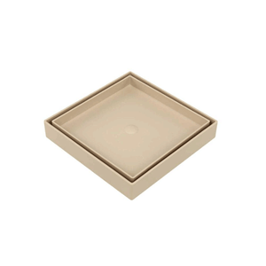 Ralo Quadratta Bege Oculto 15x15 - Simmetria